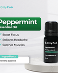 OilyPod Peppermint Essential Oil 10ml
