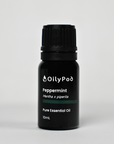 OilyPod Peppermint Essential Oil 10ml - 100% Pure & Natural, Cooling & Invigorating