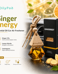 WooS x OilyPod Natural Car Aromatherapy Essential Oil Diffuser | Anti-Nausea & Anti-Sleep Pewangi Kereta 8ml