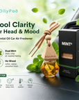 WooS x OilyPod Natural Car Aromatherapy Essential Oil Diffuser | Anti-Nausea & Anti-Sleep Pewangi Kereta 8ml