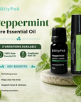 OilyPod Peppermint Essential Oil 10ml