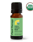 Plant Therapy Organic Lemon Basil Essential Oil Blend