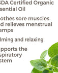 Plant Therapy Marjoram Sweet Organic Essential Oil