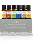 Plant Therapy Top 6 Organic Blends Set