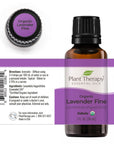 Plant Therapy Lavender Fine Organic Essential Oil - OilyPod