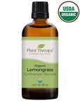 Plant Therapy Lemongrass Organic Essential Oil - OilyPod