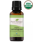 Plant Therapy Lemongrass Organic Essential Oil - OilyPod
