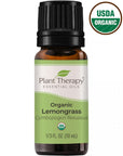 Plant Therapy Lemongrass Organic Essential Oil - OilyPod