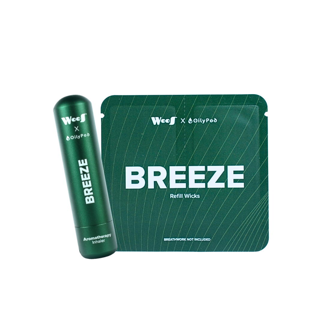 WooS x OilyPod Aromatherapy Nasal Inhaler - BREEZE