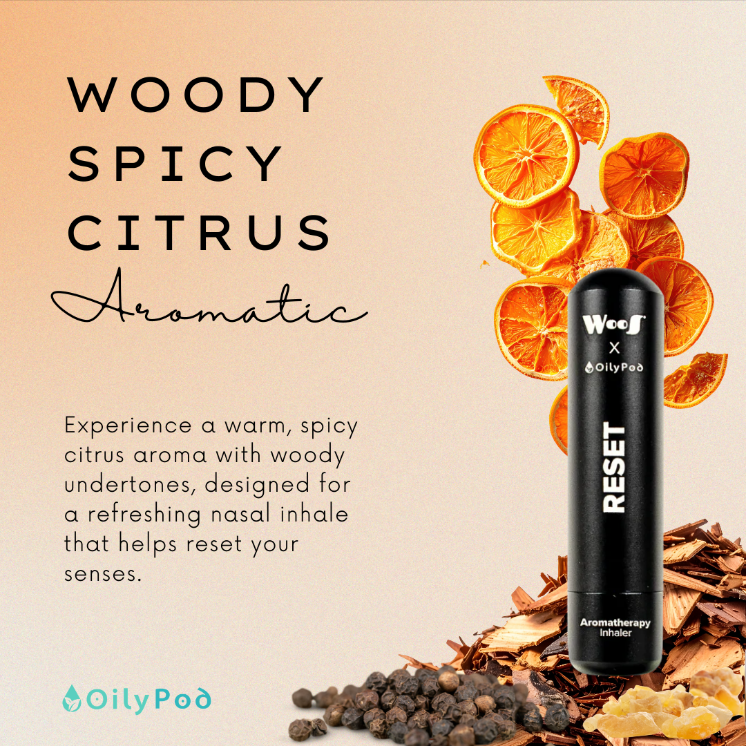 WooS x OilyPod Aromatherapy Nasal Inhaler – RESET