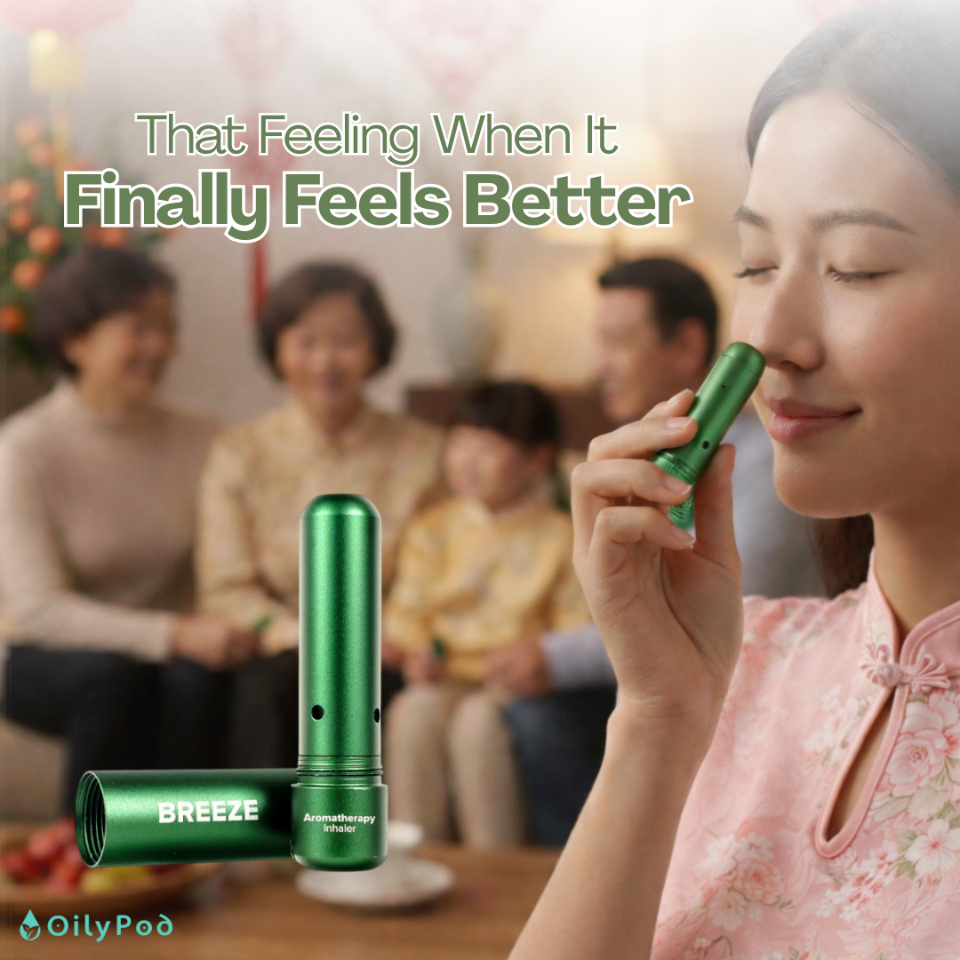 WooS x OilyPod Aromatherapy Nasal Inhaler - BREEZE