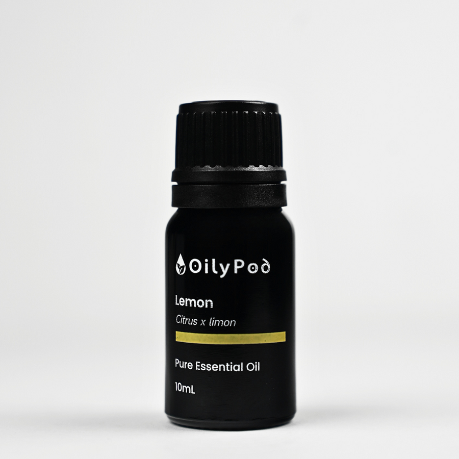 OilyPod Lemon Essential Oil 10ml - 100% Pure & Natural, Refreshing & Uplifting