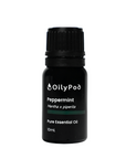 OilyPod Peppermint Essential Oil 10ml - 100% Pure & Natural, Cooling & Invigorating