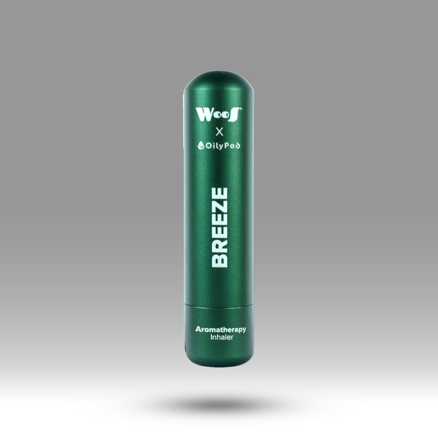 WooS x OilyPod Aromatherapy Inhaler - BREEZE | Clear Mind & Easy Breathing