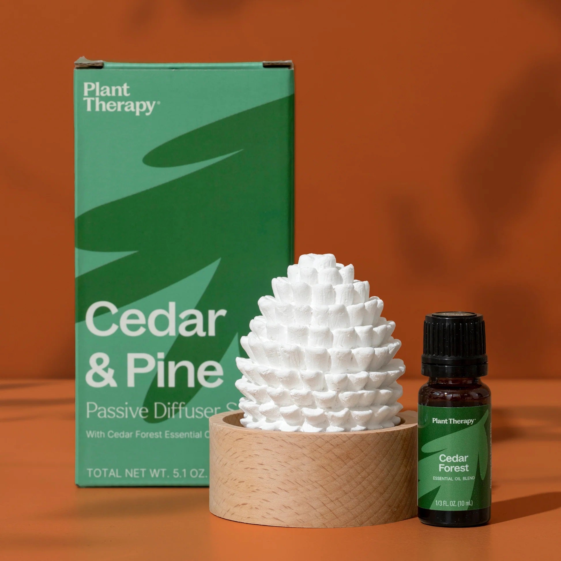 Plant Therapy Cedar &amp; Pine Passive Diffuser Set