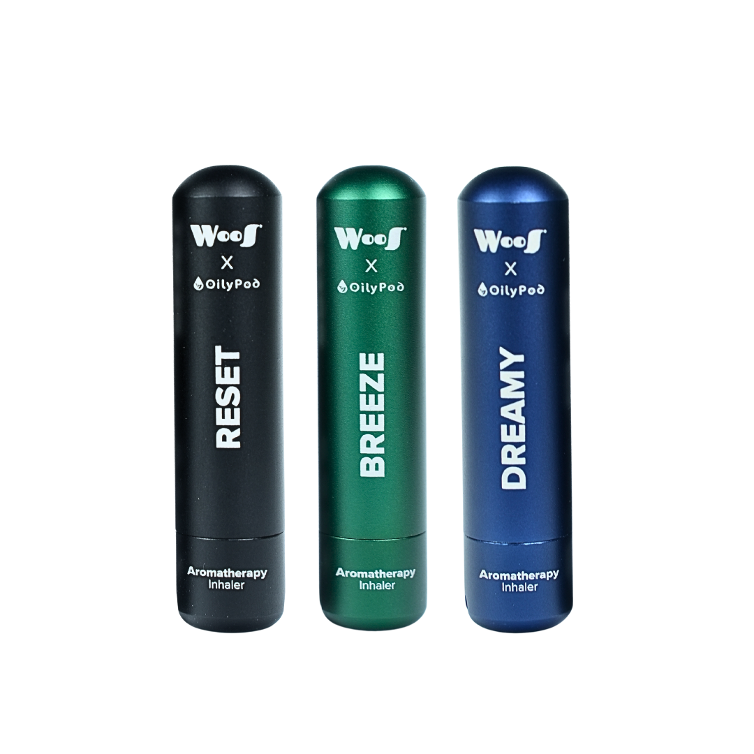 WooS x OilyPod Aromatherapy Nasal Inhaler - BREEZE