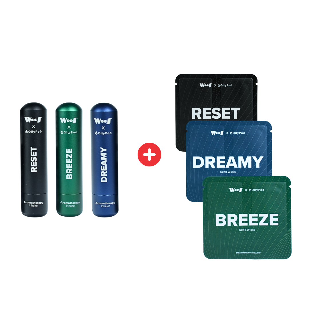 WooS x OilyPod Aromatherapy Nasal Inhaler – RESET