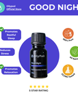 OilyPod Good Night Essential Oil Blend 10ml - 100% Pure & Natural, Promotes Restful Sleep & Relaxation