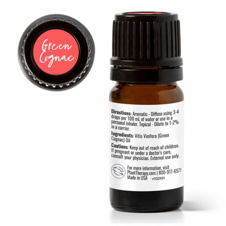Plant Therapy Green Cognac Essential Oil 5ml