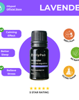 OilyPod Lavender Essential Oil 10ml - 100% Pure & Natural, Calming & Relaxing