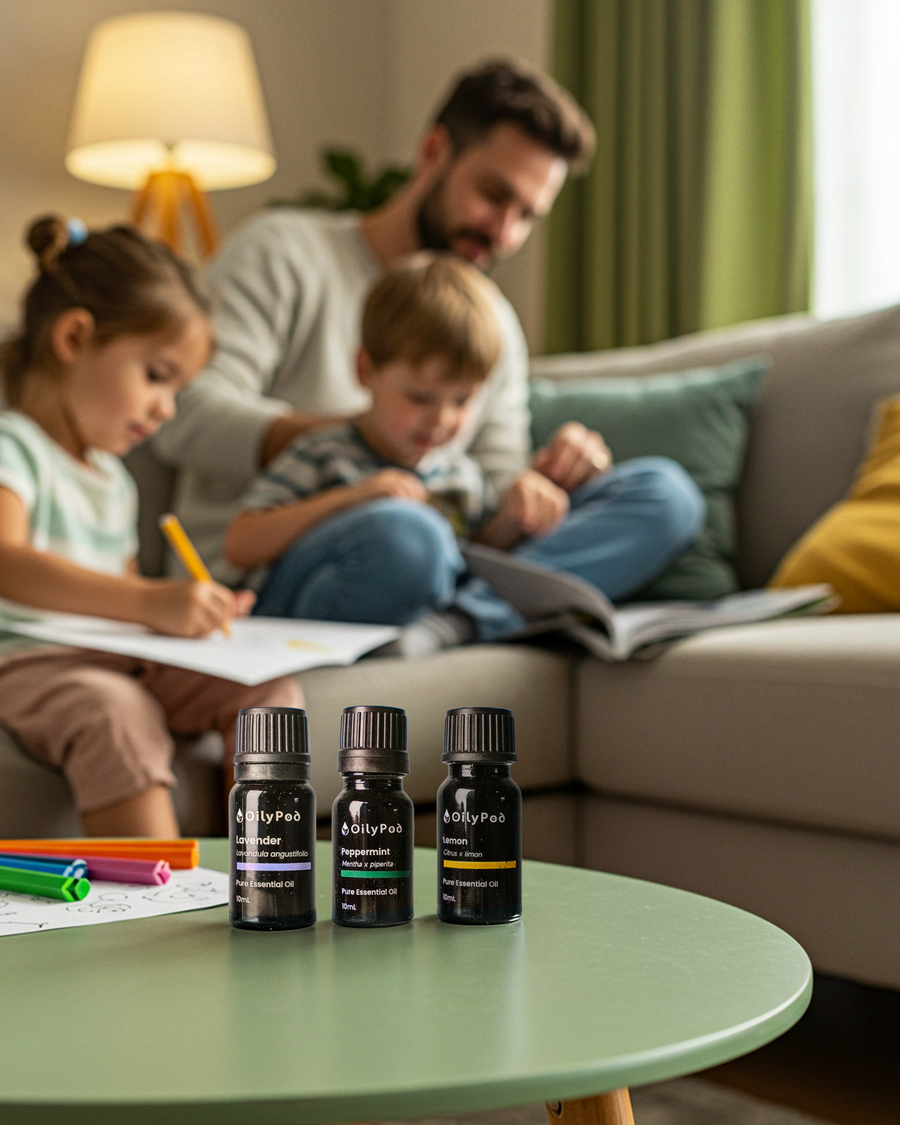 OilyPod TrioEase Set – Lemon, Lavender & Peppermint (3x10ml)