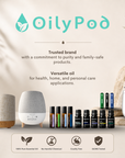 OilyPod Essential Oil Sampler Set (5 x 2ml)