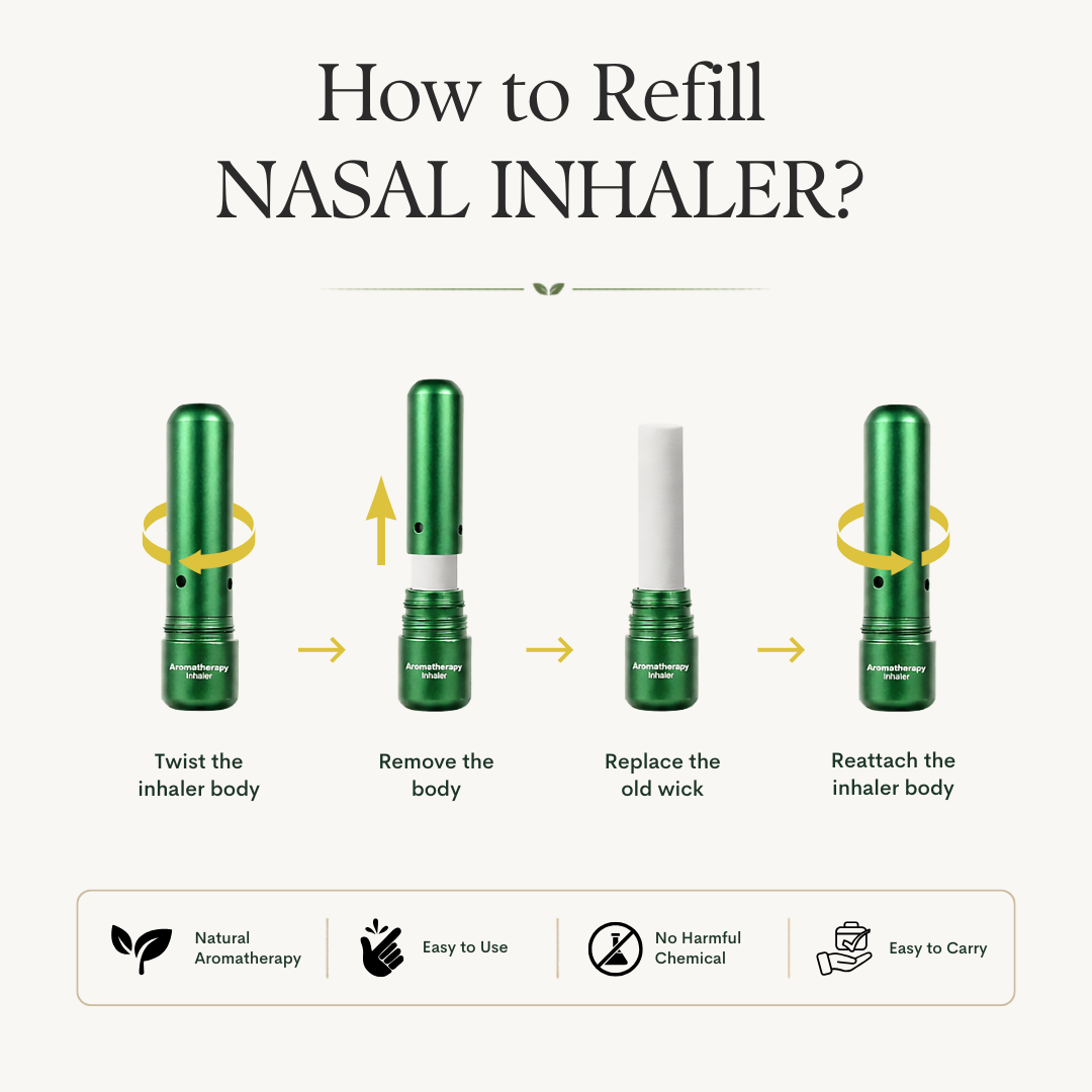 WooS x OilyPod Aromatherapy Nasal Inhaler - BREEZE