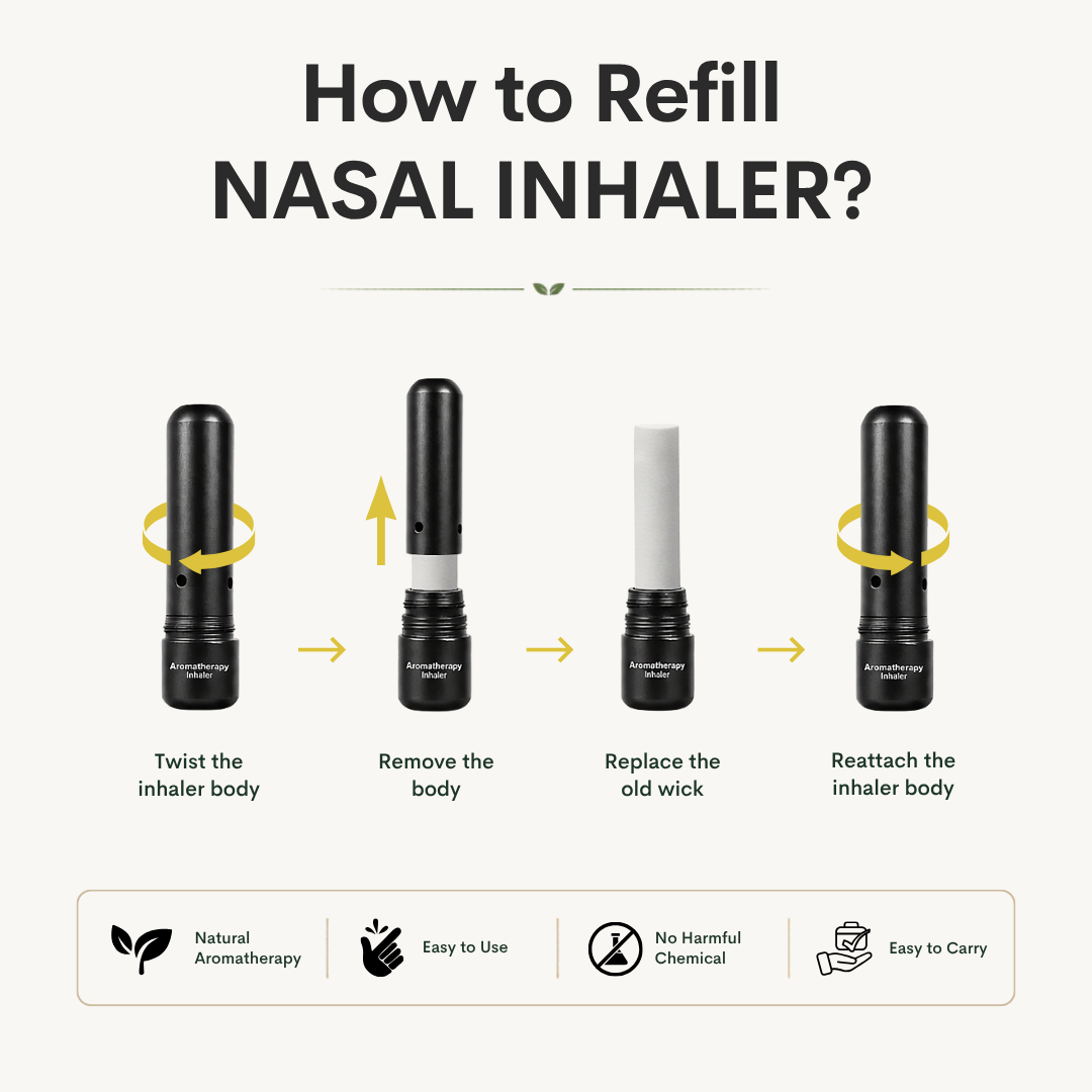 WooS x OilyPod Aromatherapy Nasal Inhaler – RESET