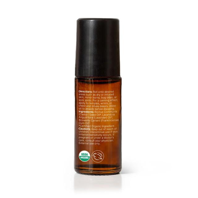 Plant Therapy Organic Lavender & Frankincense Castor Body Oil Roll-On 30 mL