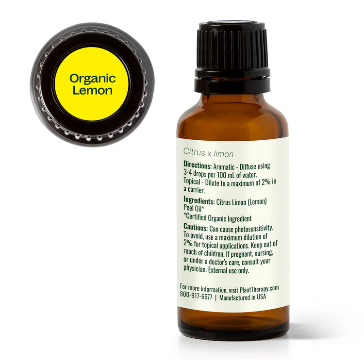 Plant Therapy Lemon Organic Essential Oil