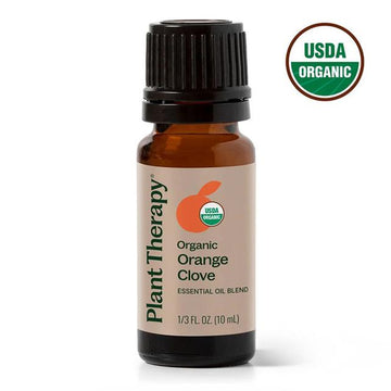 Plant Therapy Organic Orange Clove Essential Oil Blend