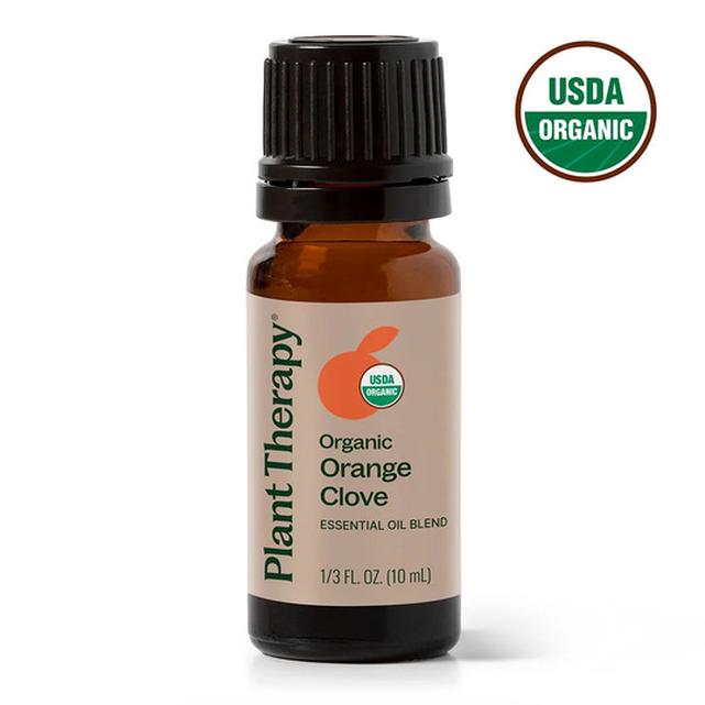 Plant Therapy Organic Orange Clove Essential Oil Blend