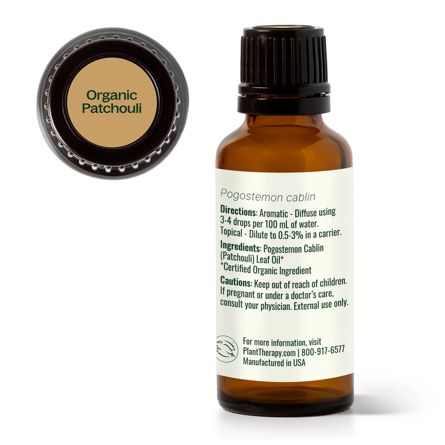 Plant Therapy Patchouli Organic Essential Oil