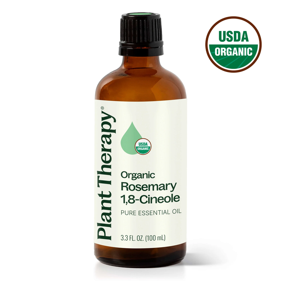 Plant Therapy Rosemary 1,8-Cineole Organic Essential Oil