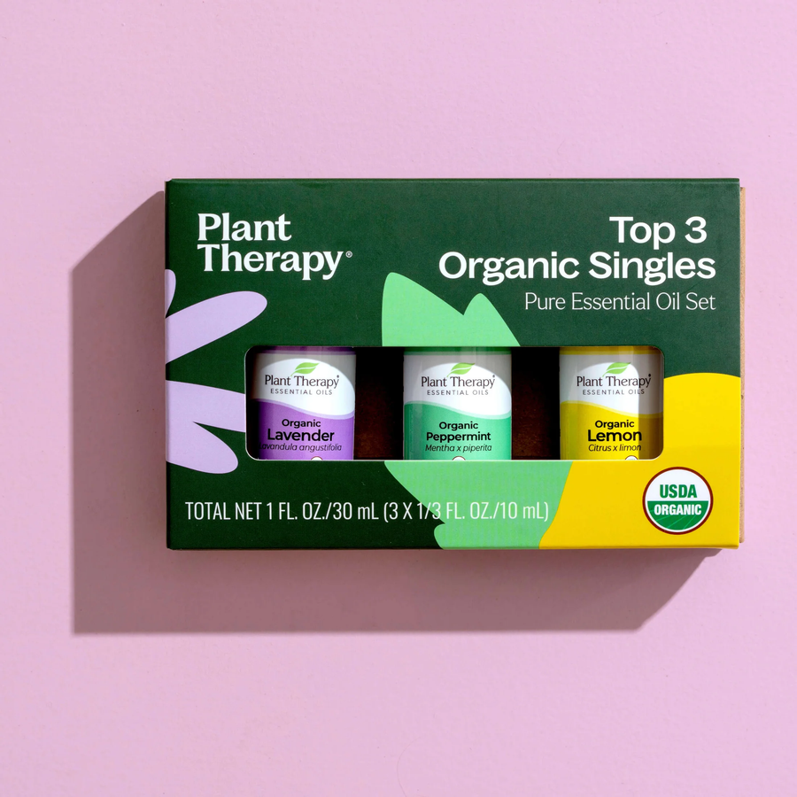 Plant Therapy Top 3 Organic Singles Set