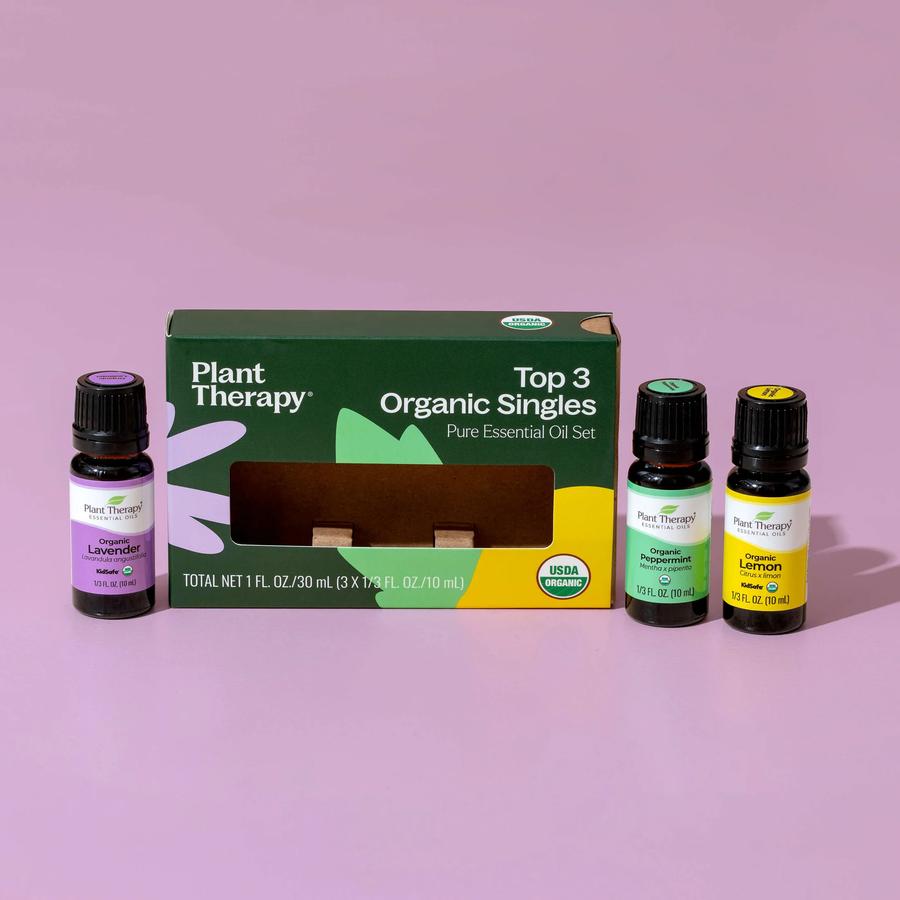 Plant Therapy Top 3 Organic Singles Set