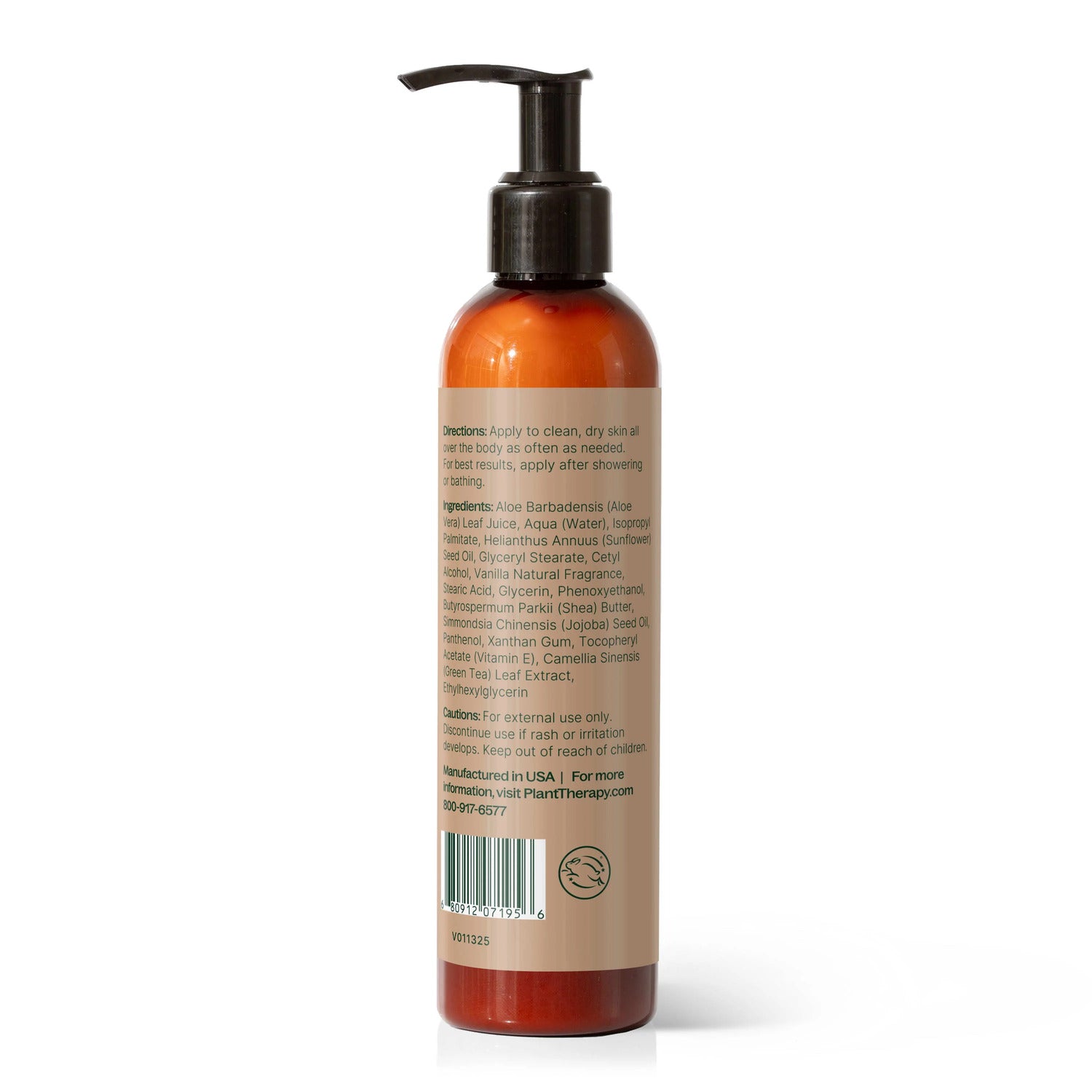 Plant Therapy Body Lotion with Aloe and Shea 8 oz