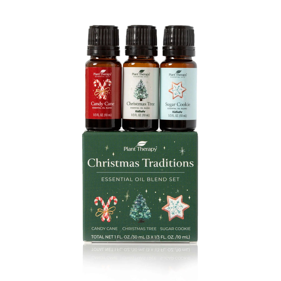 Plant Therapy Christmas Traditions Essential Oil Blend 3 Set