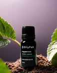 OilyPod Peppermint Essential Oil 10ml - 100% Pure & Natural, Cooling & Invigorating