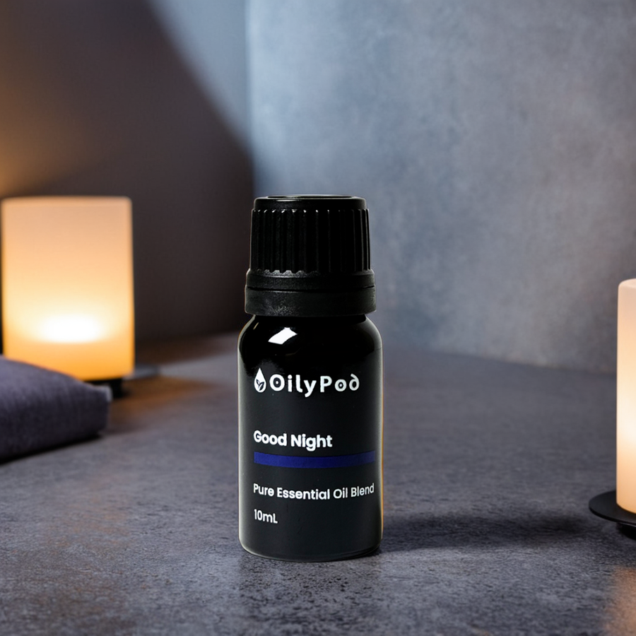 OilyPod Good Night Essential Oil Blend 10ml - 100% Pure & Natural, Promotes Restful Sleep & Relaxation