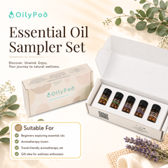 OilyPod Essential Oil Sampler Set (5 x 2ml)