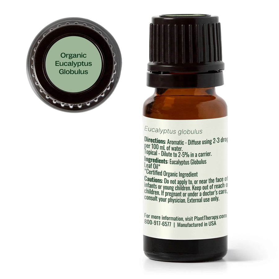 Plant Therapy Eucalyptus Globulus Organic Essential Oil