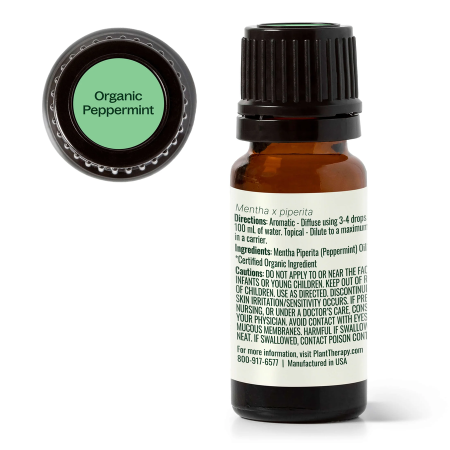 Plant Therapy Peppermint Organic Essential Oil