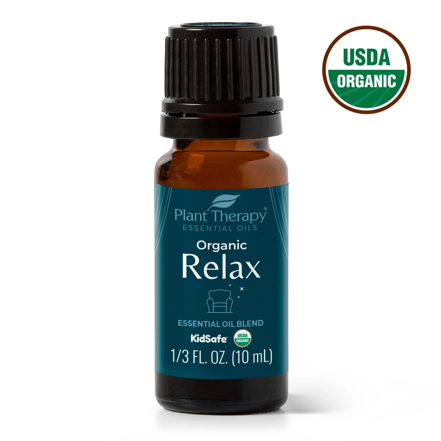 Plant Therapy Relax Organic Essential Oil Blend