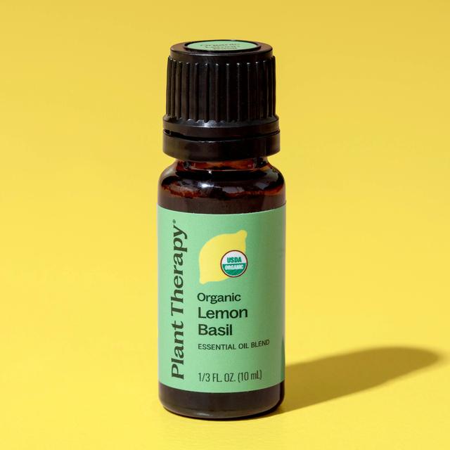 Plant Therapy Organic Lemon Basil Essential Oil Blend