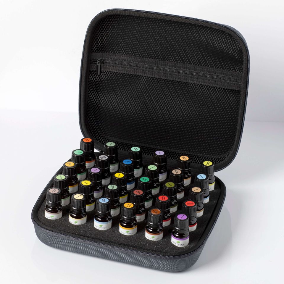 Plant Therapy 15 &amp; 15 Essential Oil Set with Carrying Case