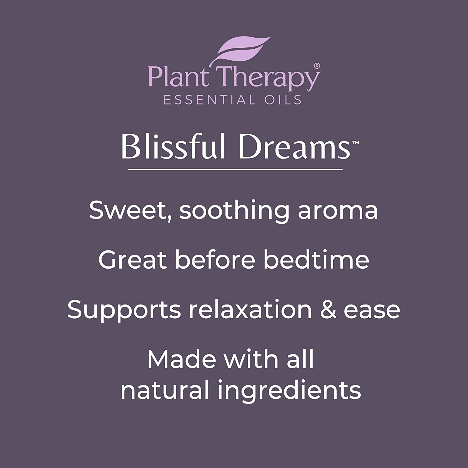 Plant Therapy Blissful Dreams Essential Oil Blend
