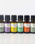 Plant Therapy Top 6 Organic Singles Essential Oil Set
