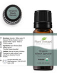 Plant Therapy Spruce Black Organic Essential Oil