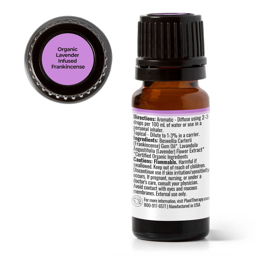 Plant Therapy Lavender Infused Frankincense Organic Essential Oil